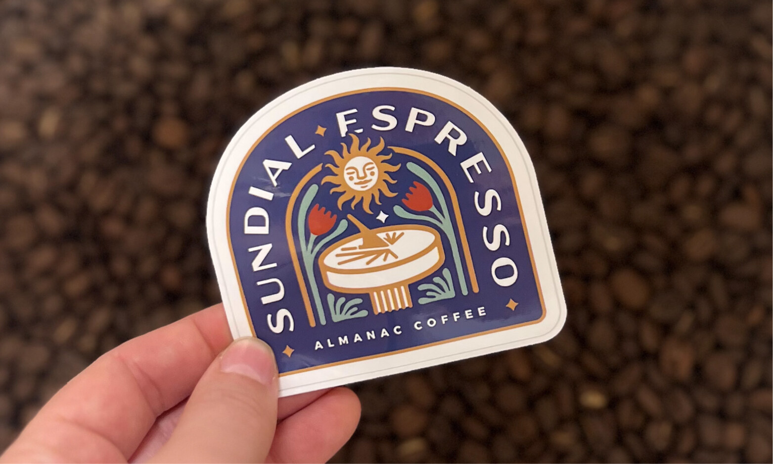 Sundial Espresso sticker